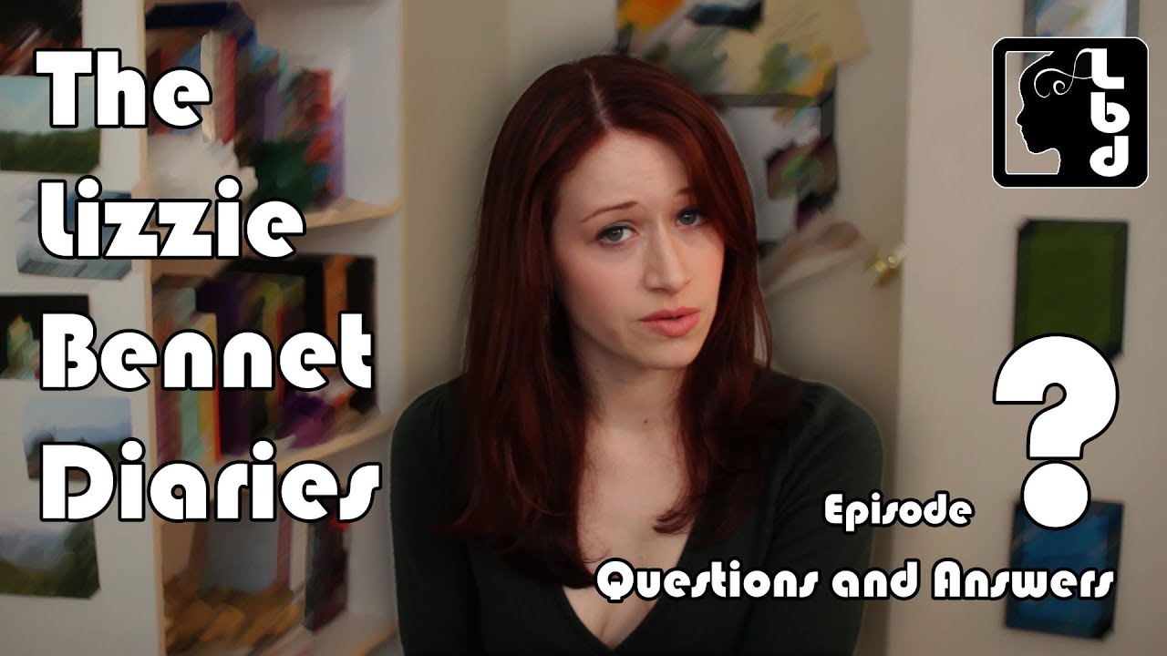 Questions diary. Lizzie Bennet Diaries. Lydia Bennett Lucubration. Lizzy Bennet reading.