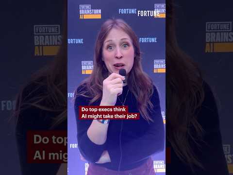 Do top execs think AI might take their job? #AI #work