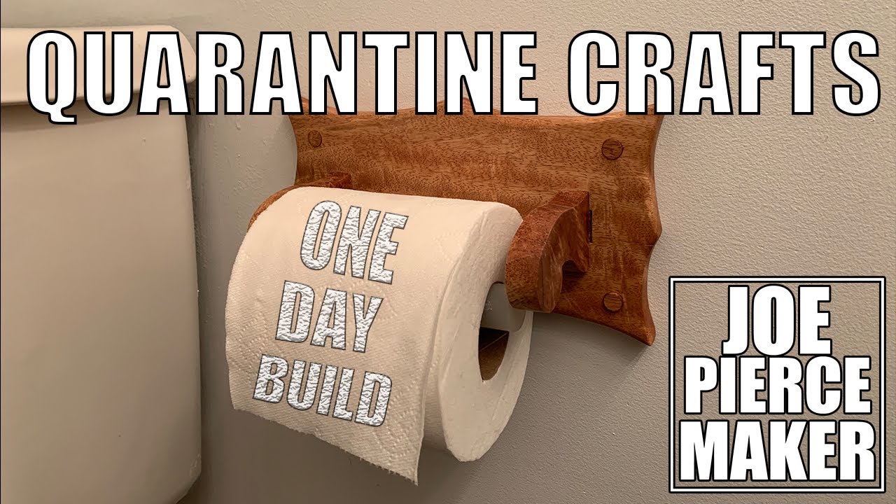 Making A Toilet Paper Holder - One Day Build