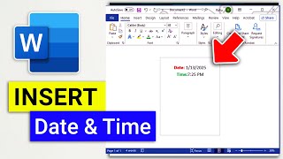 MS Word: Shortcut Tips to Insert Current Date & Time