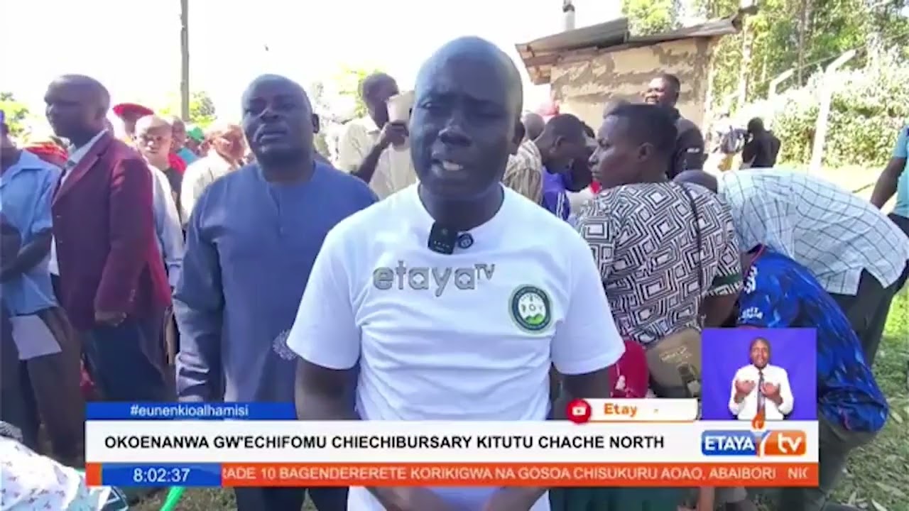 Kitutu Chache North parents turn up in large numbers to collect county bursary forms