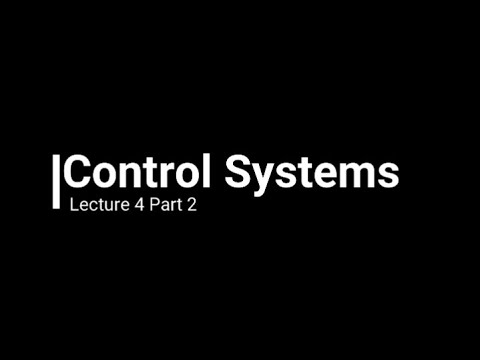 Control Systems Lecture4 p2 - YouTube