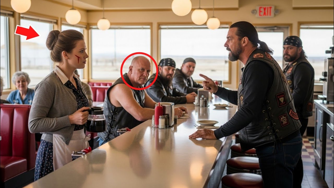 «Глава банды байкеров увидел синяки официантки — то, что он сделал дальше, изменило всё»