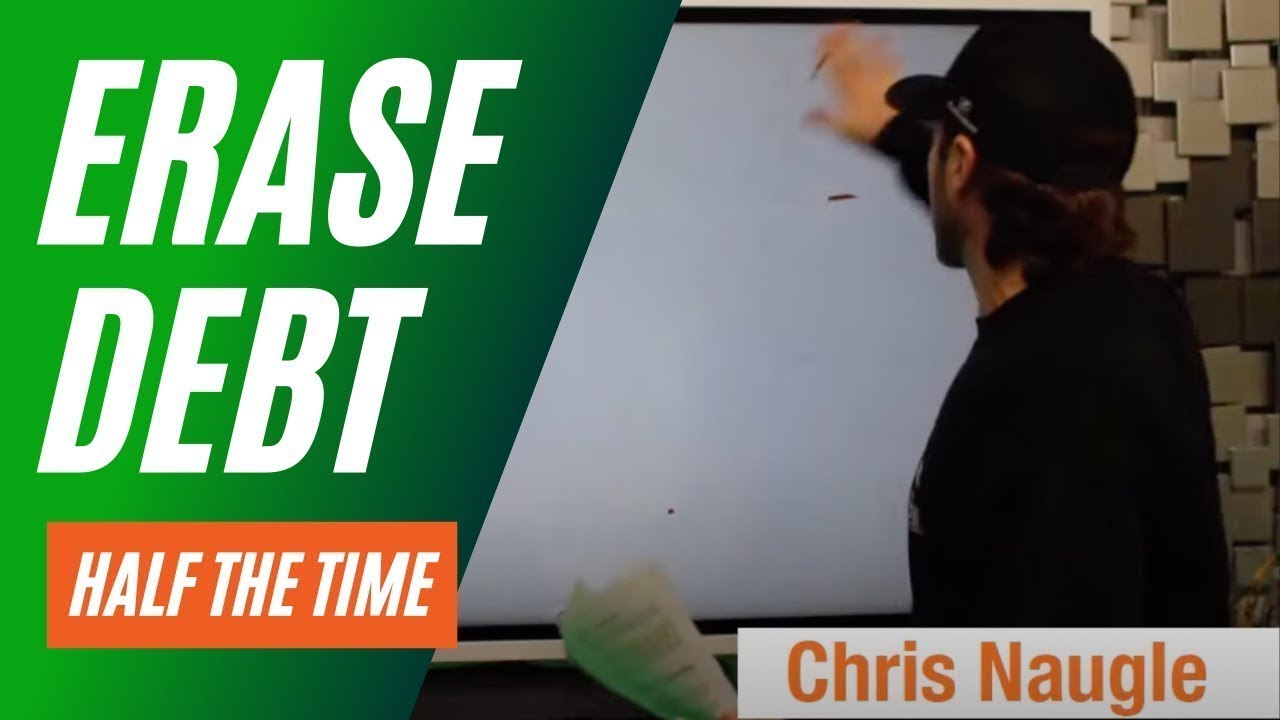 MY Debt Eraser Map - ERASE YOUR DEBT in HALF the time you think it'll take