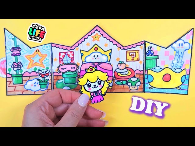 Princess peach in toca boca