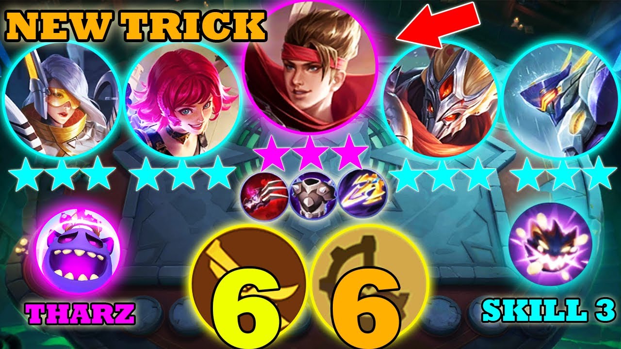 COMMANDER THARZ SKILL 3-EASY WIN SYNERGY COMBO | MAGIC CHESS BANG BANG