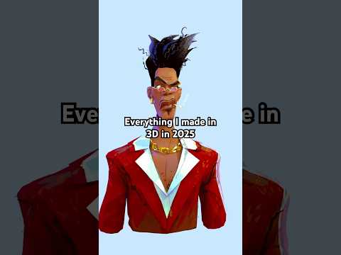 Everything I Made In 3D In 2025 