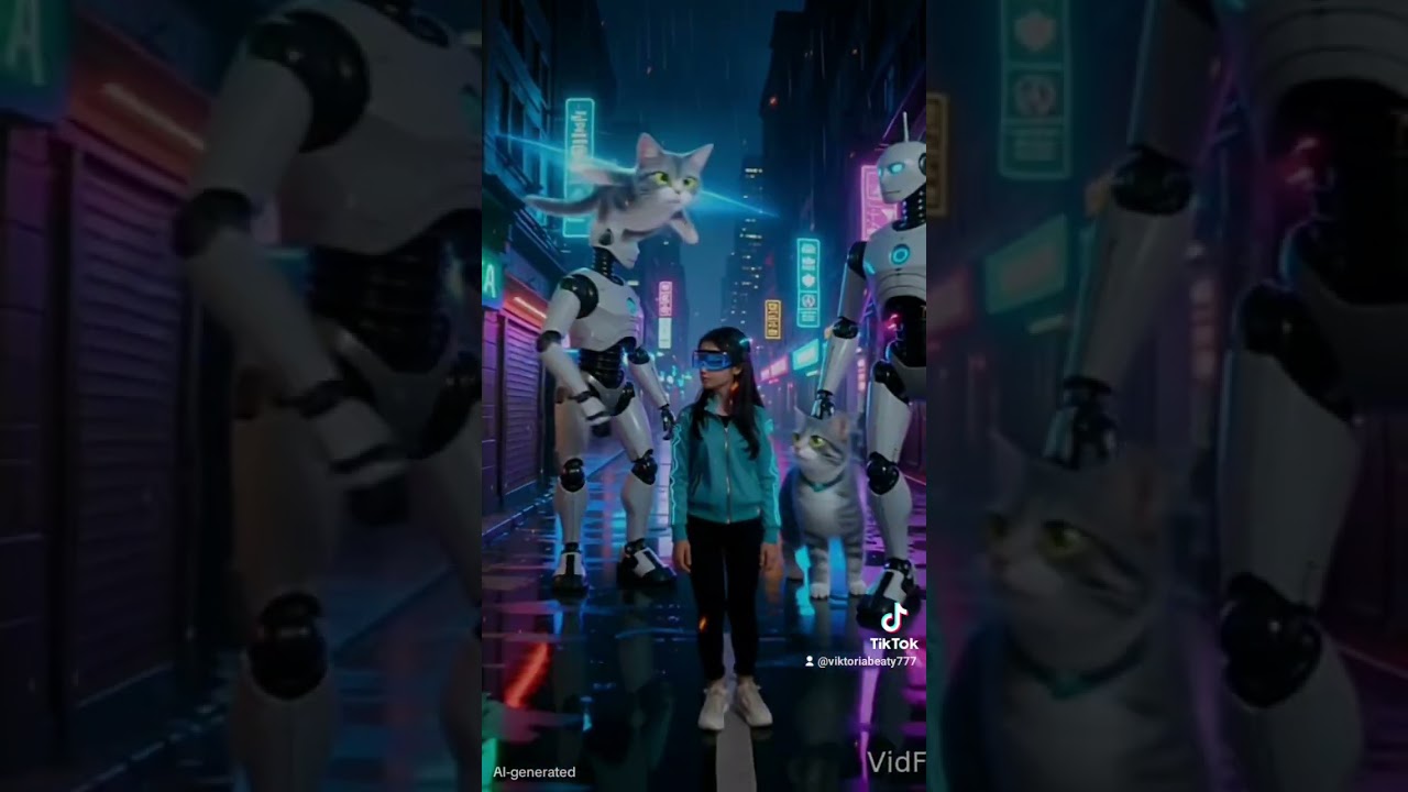 The year 2059 returned to my world. I saw the changes in the world, how robots control the world