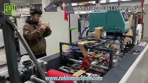 ROKIN RKHF-330F full automatic paper bag machine with twisted handle