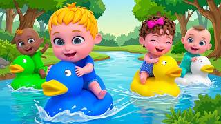 Learning Colors Song 5 Little Ducks Nursery Rhymes Kids Song Funtoon Rhymes
