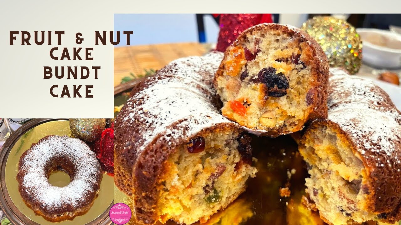 How To Bake Fruit & Nut Cake I Easy Christmas Fruit Cake Recipe I