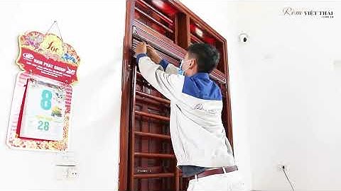 Hướng dẫn lắp đặt rèm gỗ (hệ 1 dây) - Rèm Việt Thái