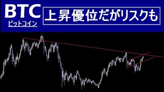 【ビットコイン BTC】上昇優位な環境だが、リスク管理も必要。