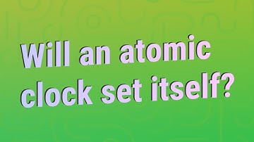 Will an atomic clock set itself?