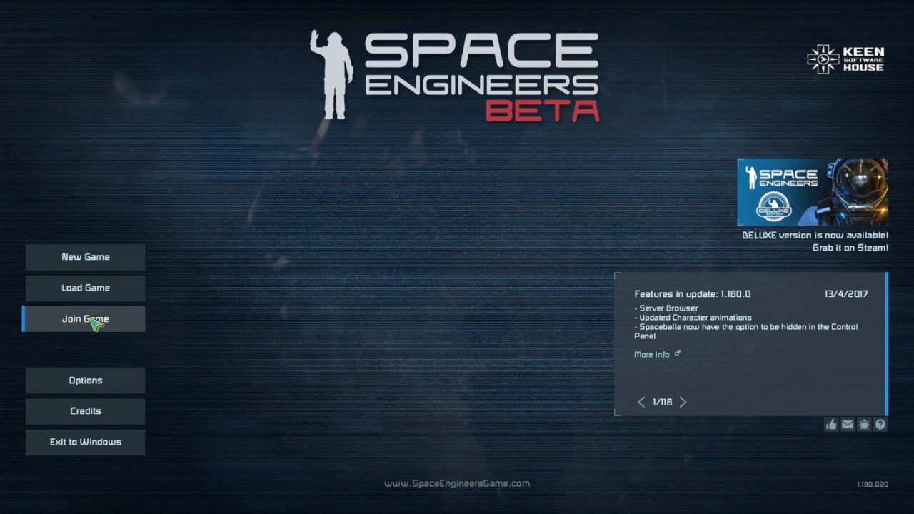 Space Engineers UnPlayable New Update 1.180 YouTube