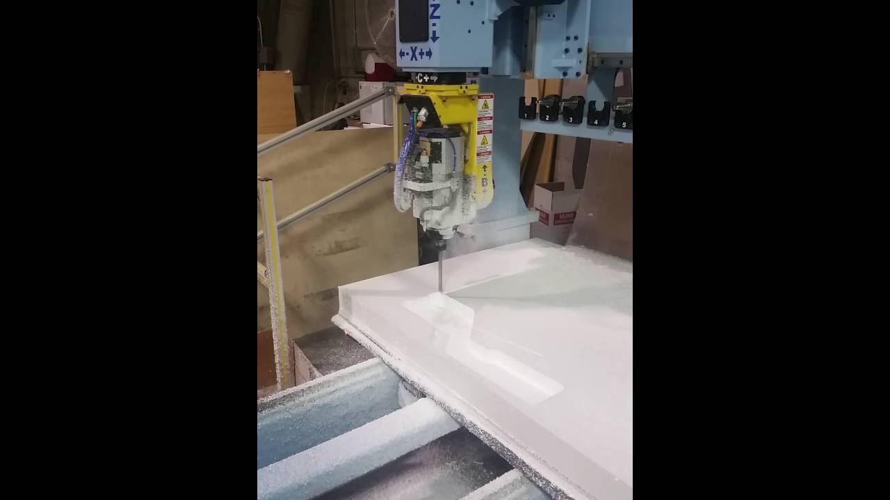DMS 5axis router @ Mahogany Co.