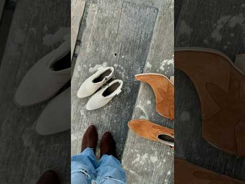 Стільні чоботи-козаки з натуральної коричневої замші з флісовою підкладкою, розмір від 36 до 41, видео 2