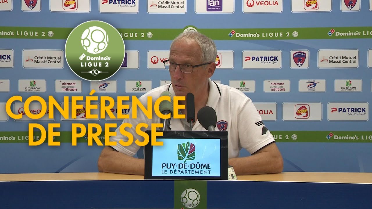 Conférence de presse Clermont Foot - FC Sochaux-Montbéliard ( 1-0 ) / 2018-19 - YouTube