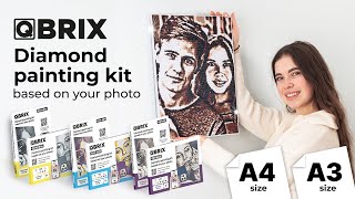 QBRIX - create your own selfie from diamond painting kit 💎 screenshot 3