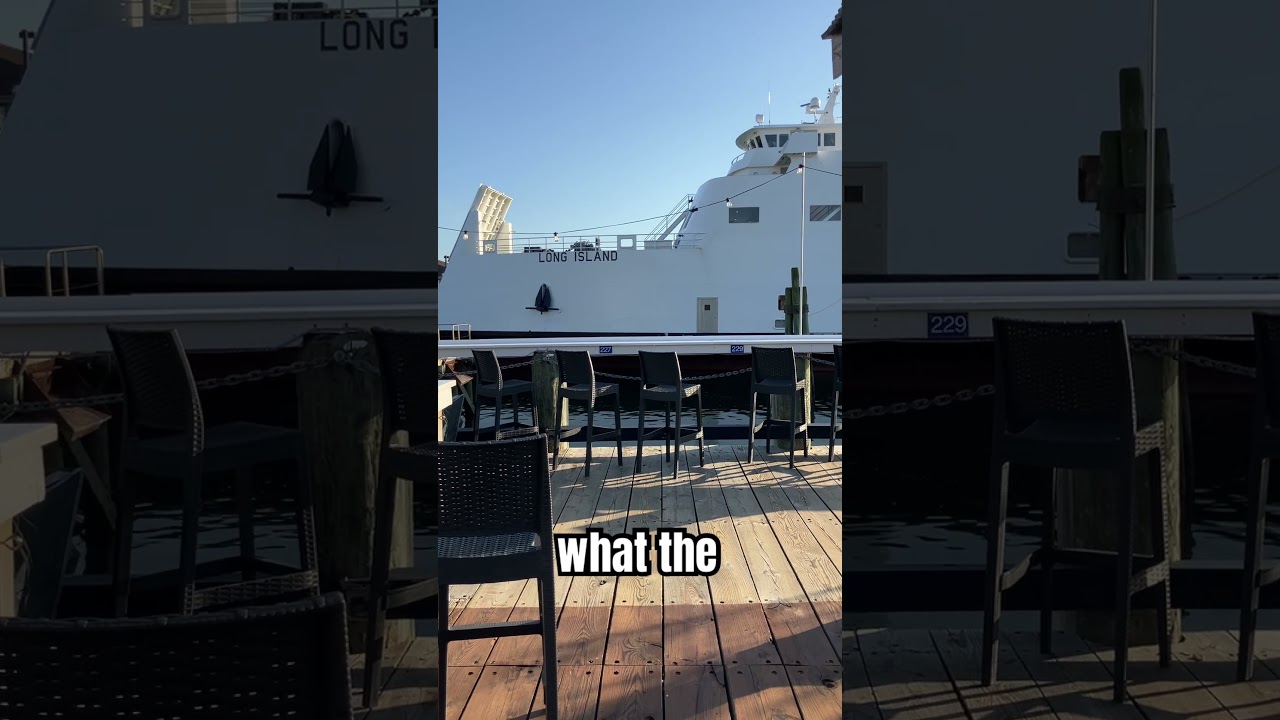 Long Island new ferry Port Jefferson whistle