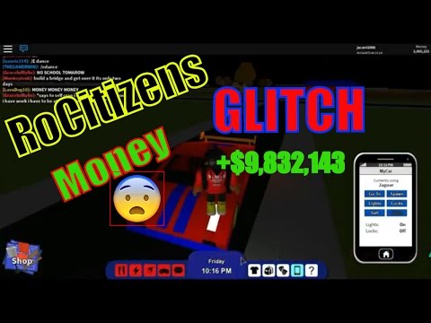 Roblox Rocitizens Crazy Money Glitch Hack March 2017 - roblox rocitizens codes 2017