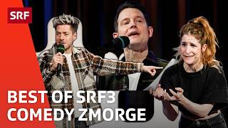 Comedy Zmorge mit Joël von Mutzenbecher, Judith Erdin und Fabian Unteregger