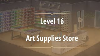 Room & Exits Escape Room level 16 Art Supplies Store (No honor Among thieves) Walkthrough Solution screenshot 2