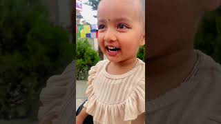 Excitement  seeing papa #mutu #nepali #raw #smile