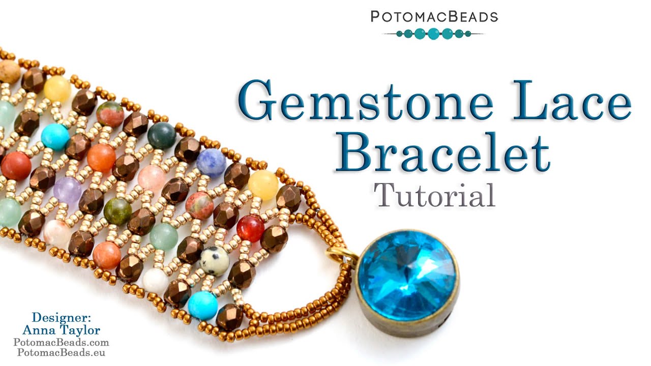 Live Jewelry Making Class - Gemstone Lace Bracelet Using Materials from the March 2021 Best Bead Box