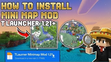 How To Install & Download Mini Map Mod in T Launcher 1.21+ In Hindi ! [100%Working]