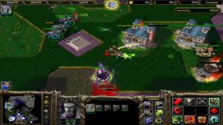 Warcraft 3 Reign of Chaos Chapter 8 Under the Burning Sky,  Destroy All Bases in 26 minutes, Hard