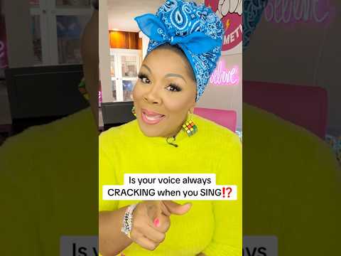 Try THIS If Your Voice CRACKS When You SING Voicecrack Vocalcoach Viral Exercise Singer 