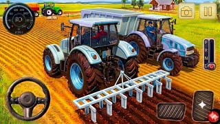 Modern Tractor farming Driving simulator 3D New Tractor Game Android Gameplay #games  screenshot 2