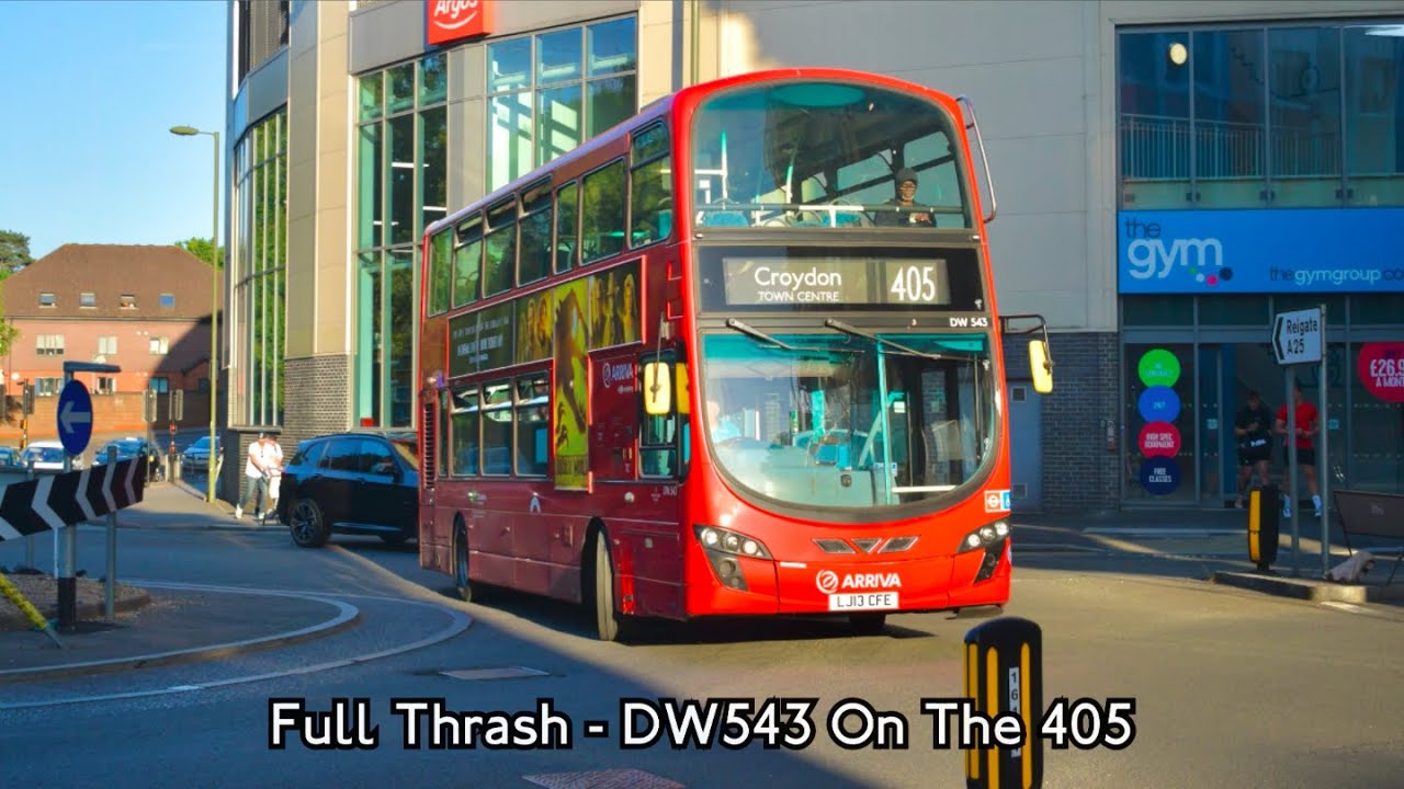 FULL THRASH | Journey On The 405 | DW543 (LJ13 CFE) | VDL DB300 / Wright Gemini 2