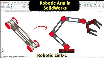 Robotic Arm Link- 1 Design in SOLIDWORKS | Part 2