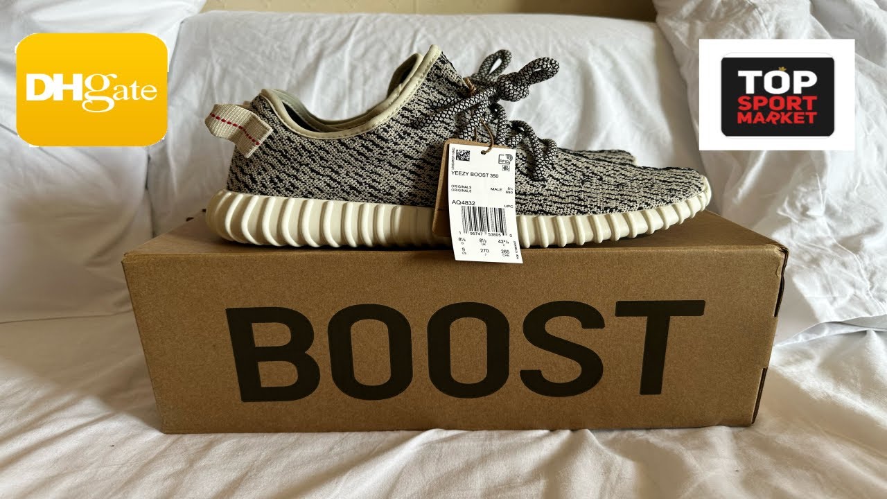 Unboxing REPLICA Adidas Yeezy Boost 350 v1 Turtle Dove (2022) TSM DH GATE