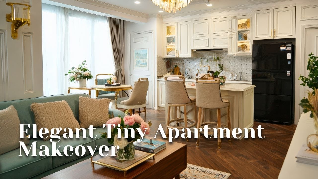 Tiny Apartment Makeover: Smart Decor Ideas That Make Small Rooms Feel Bigger and More Elegant