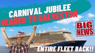 CRUISE NEWS CARNIVAL ANNOUNCES JUBILEE TO GALVESTON FINAL RESTART PLANS KIDS CLUB PROTOCOLS