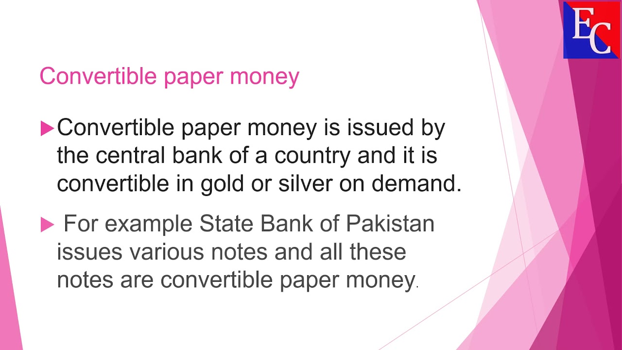 Paper Money and its kinds / class 12/ Macroeconomics