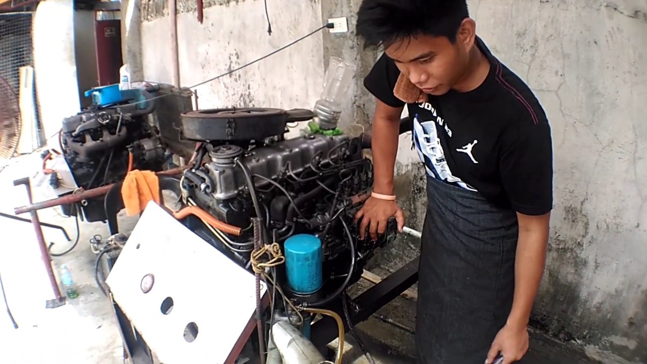 DIESEL ENGINE NC1 + BLEEDING AIR FROM FUEL LINE YouTube