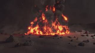 Fire Logo Explosion