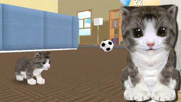 Jogo do gatinho 3d, simulador de gato e cachorro, Virtual Puppy