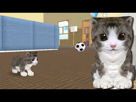 Simulador de gato e cachorro, jogo infantil de animais para