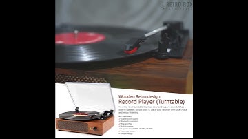 Retrobox Retro design Record player