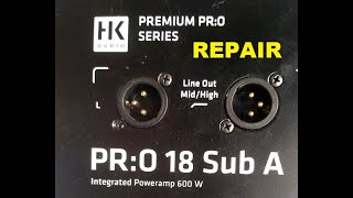 HK PRO 18 Sub A  power amp