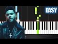 The Weeknd - Starboy ft. Daft Punk - EASY Piano Tutorial by PlutaX