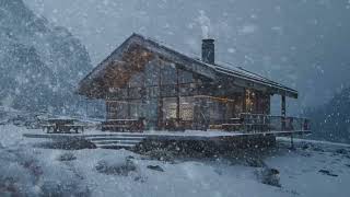 3 Hours Blizzard Sounds & Howling Wind | Cold Ambience | Winter Storm Sounds for Sleeping