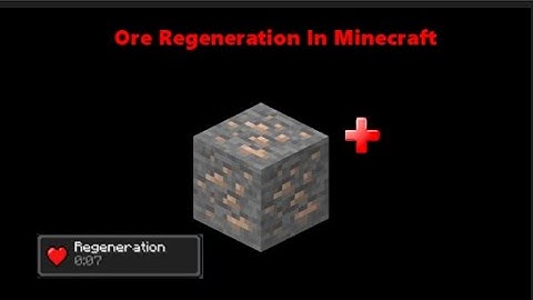 ✔️Ore Regeneration In Minecraft
