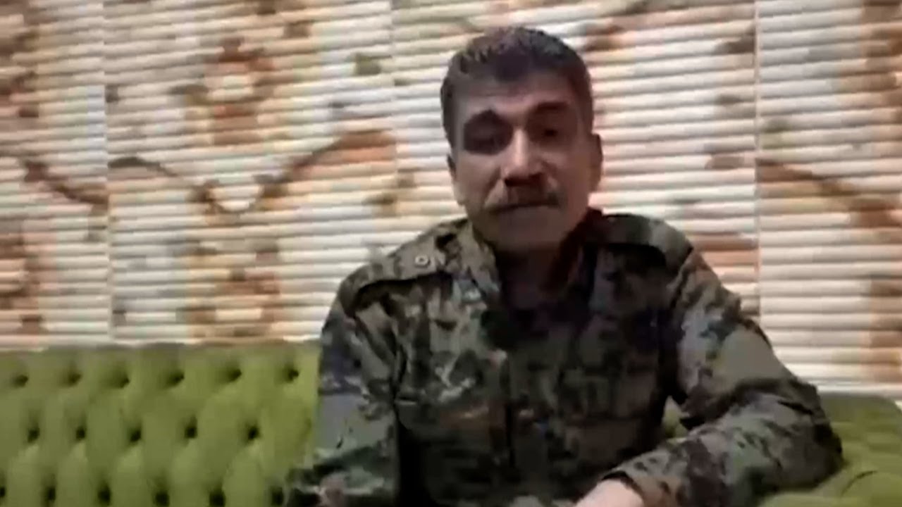 Endamê Fermandariya Giştî ya QSD Sîpan Hemo peyamek belav kir