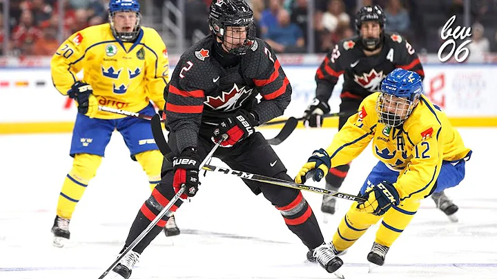Justin Barron 2018 Hlinka-Gretzky Highlights